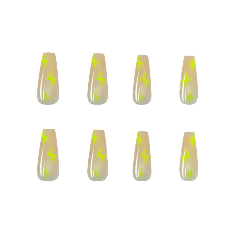 Pre-Made Long Ballet Nails, Ready-to-Wear Nail Tips