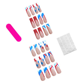 Independence Day Handmade Removable Nail Stickers