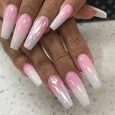 Sweet Chic Pink Aurora Metallic Press-On Nails TA-18