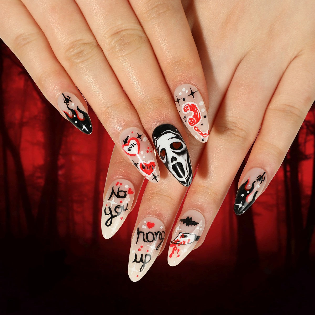 Popular Halloween and Christmas Nail Tips