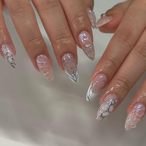 3D Water Wave Nail Tips for Instant Glamour