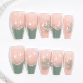 Charming Ballet-Inspired Detachable Nail Art