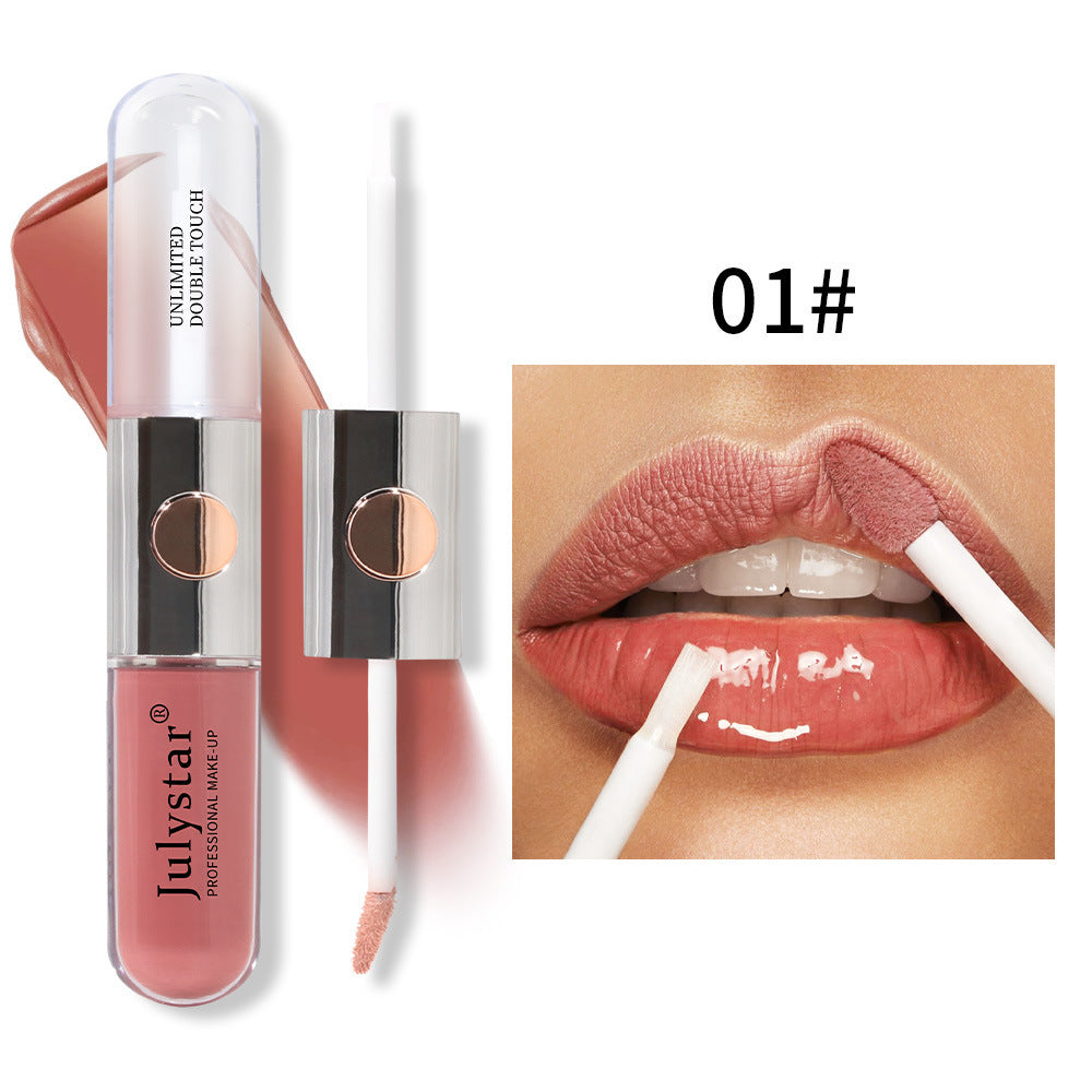 Easy-to-Apply Double-Ended Mirror Lip Gloss