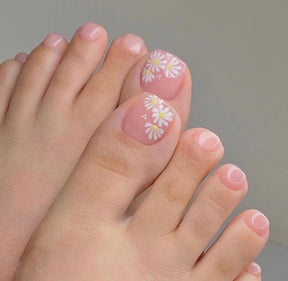 Removable Toe Nail Art, Wear-On Foot Nails