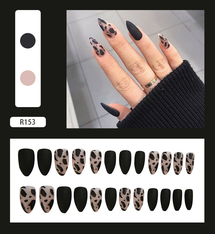 Removable Fall Nails Adhesive Tips 24 Pieces