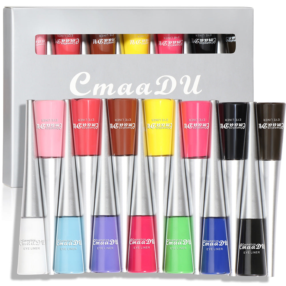 14-Color Liquid Eyeliner Pen Set