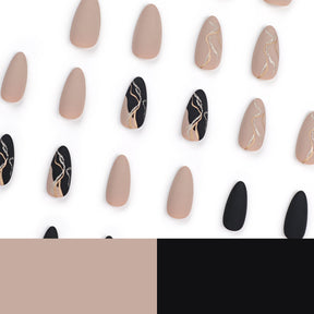 Yiwu Detachable Nail Art Tips, Almond Shape Wearable Nails