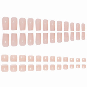 24 Pieces Nude Long Tapered Nails for Edgy Style