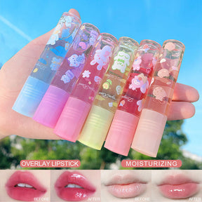 Cute Clear Lip Oil for Hydration and Moisture