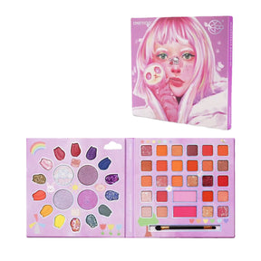 46-Color Halloween Eye Shadow Palette - Spray Paint Design