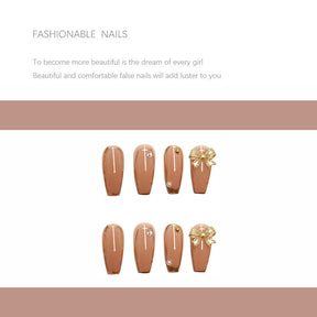 24 Detachable Butterfly Ballet Nail Tips