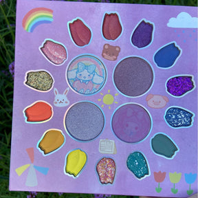 46-Color Halloween Eye Shadow Palette - Spray Paint Design