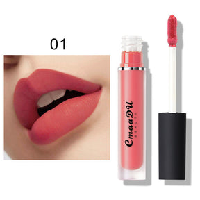 15-Color Non-Sticky Matte Lip Gloss and Lipstick Set