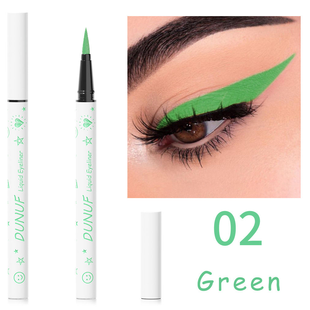 12-Color Long-Lasting Waterproof Liquid Eyeliner