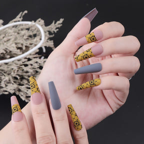 Detachable Long Nail Tips for Elegant Manicures