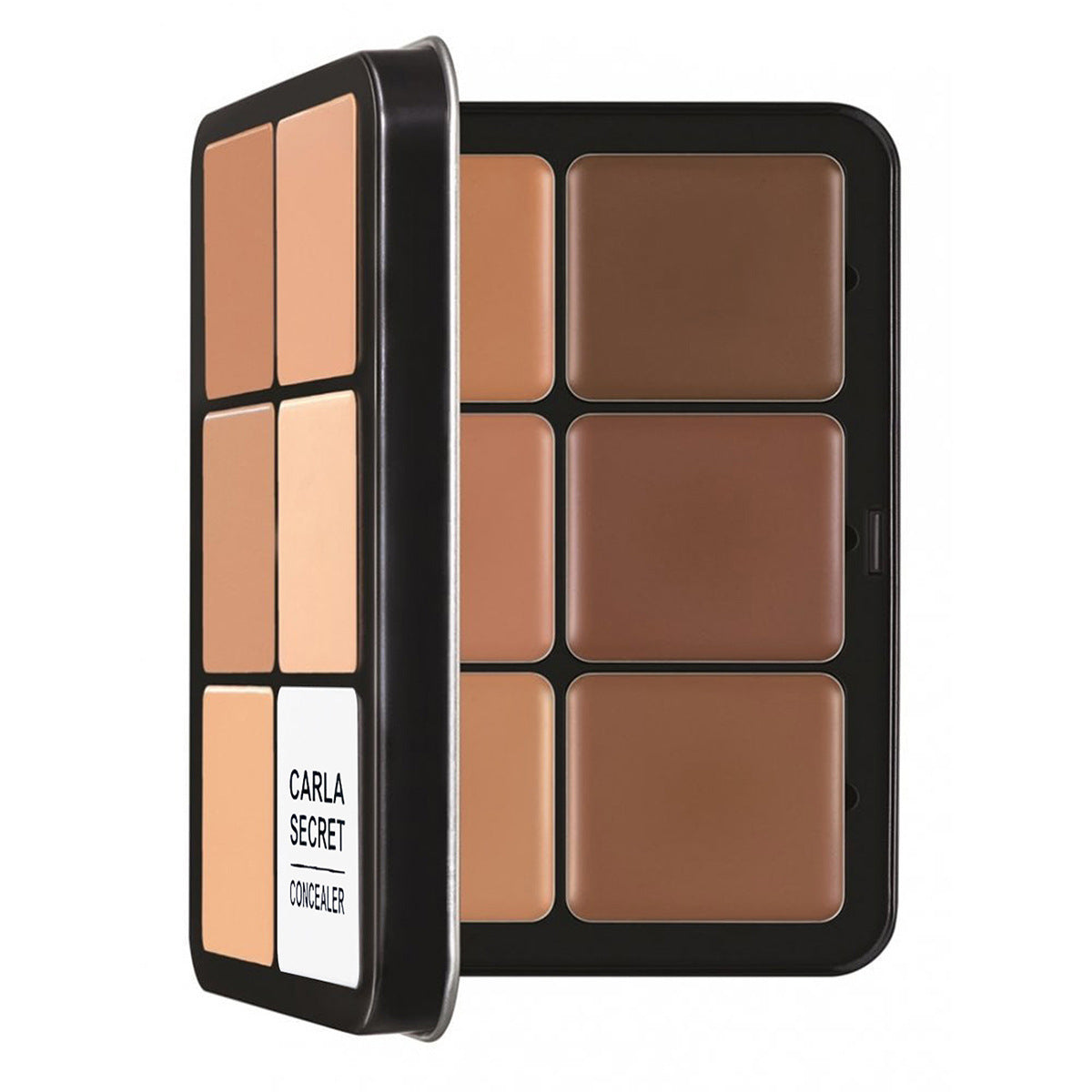 12-Color Concealer Palette - Multi-Use, Long-Lasting