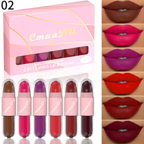 6-Piece Matte Lip and Face Color Set