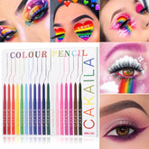 18-Color Eyeliner Set for Vibrant Looks