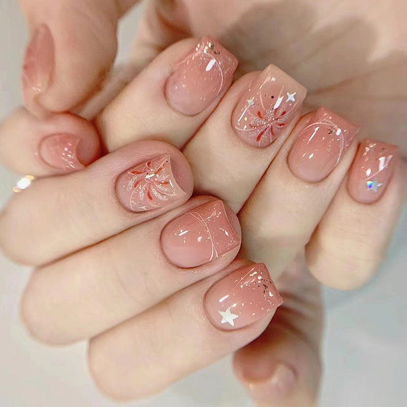 Blush Nail Art - Fireworks & Star Stickers