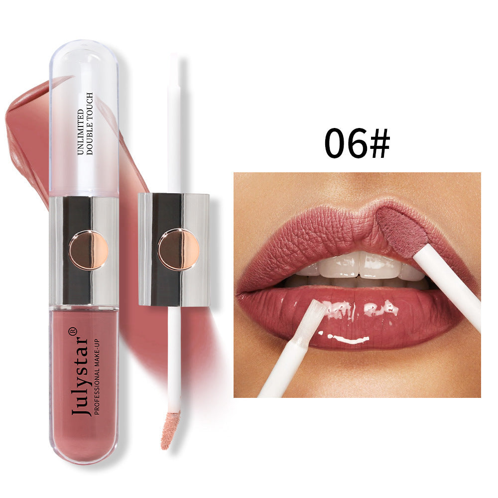 Easy-to-Apply Double-Ended Mirror Lip Gloss