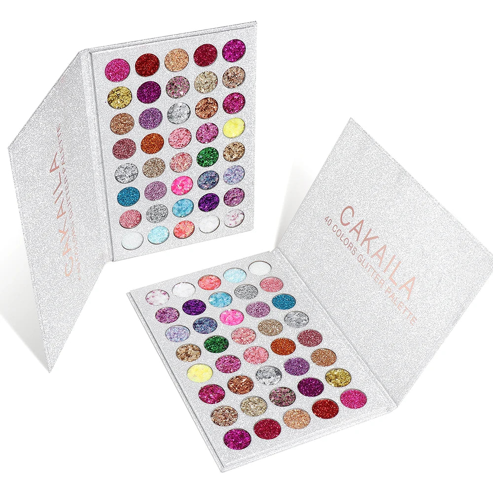 Glitter Eyeshadow Powder Palette Diamond Shine Glittering Eye Shadow Makeup Colored