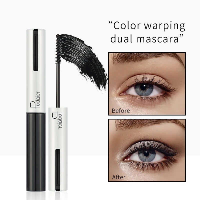 Colorful Eyelash Mascara Waterproof Eyelash Extension Curling Lengthen White Blue Lashes