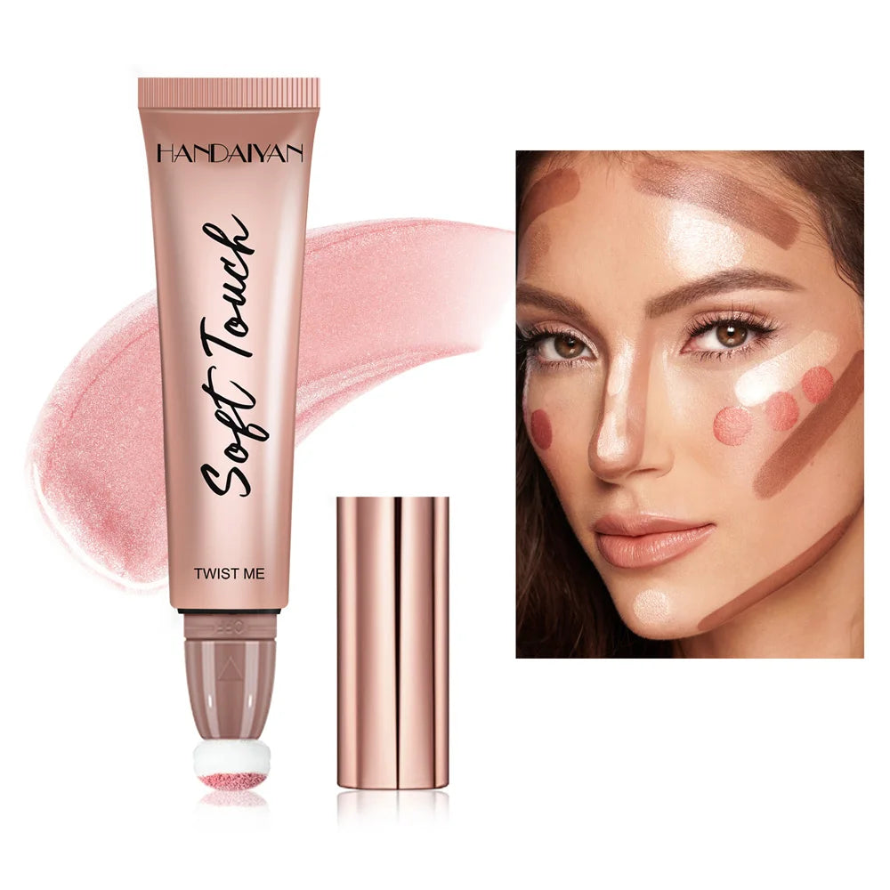 Liquid Blush Highlighter Multifunctional Long-Lasting Face Pigmentation Lightweight Silky Texture