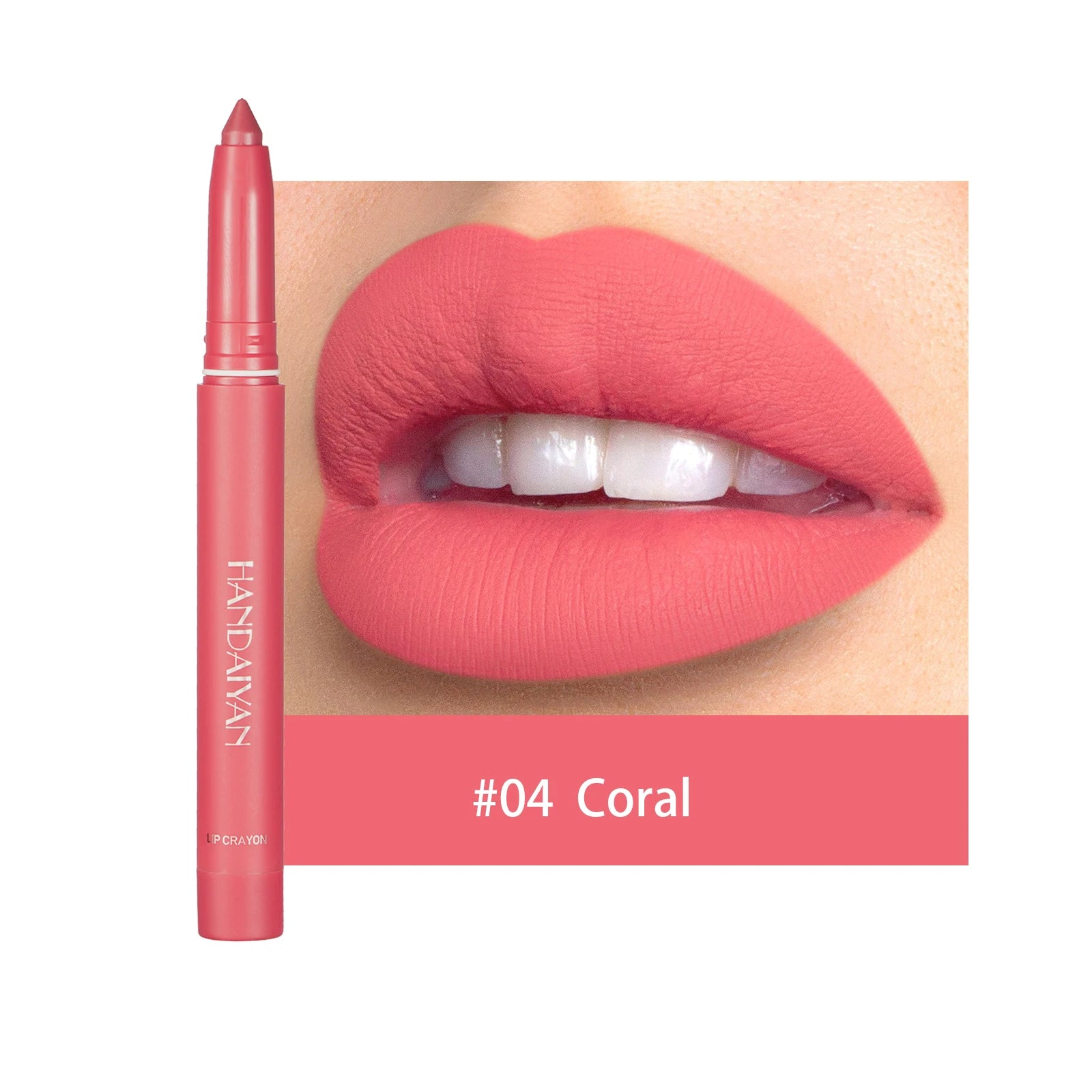 Matte Lipstick Pencil Make Up Kiss-proof Lip Stick Pen Makeup Waterproof Lip Balm Cosmetics