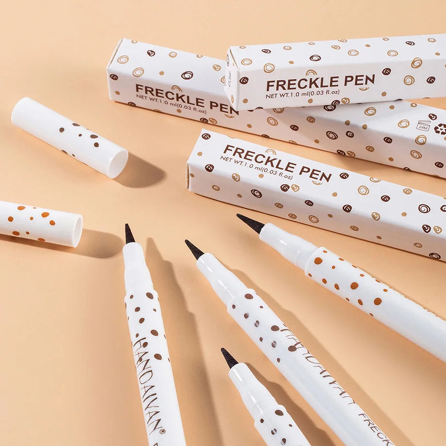 Natural Freckle Pen Waterproof Face Light Brown/Dark Eyeliner Dot Spot Pen Cosmetic