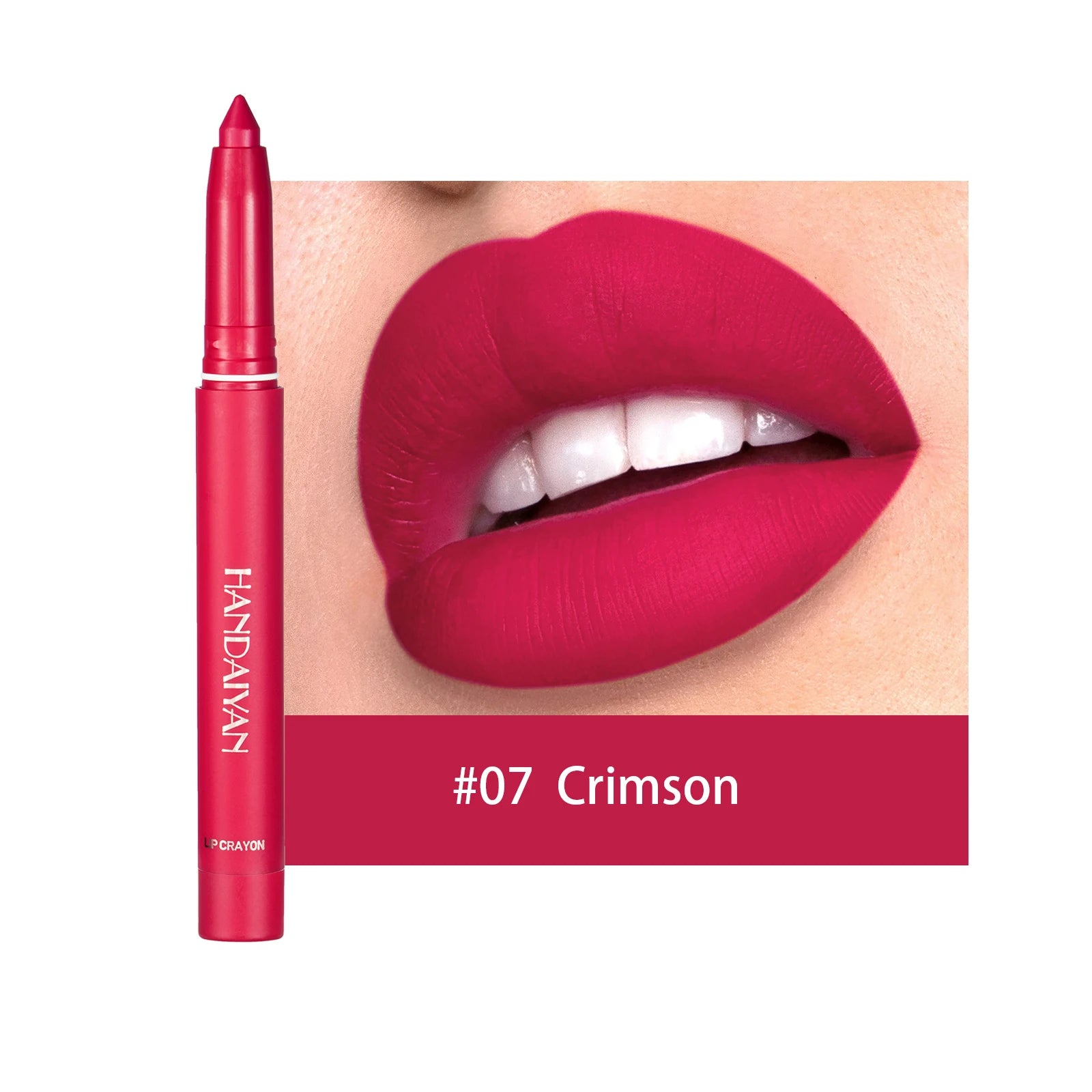 Matte Lipstick Pencil Make Up Kiss-proof Lip Stick Pen Makeup Waterproof Lip Balm Cosmetics