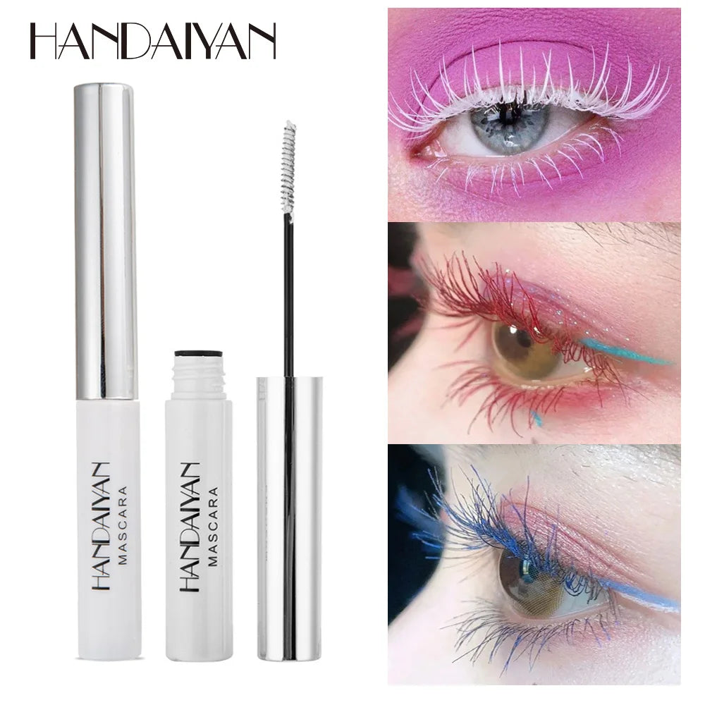 Colorful Mascara Waterproof Fast Dry Eyelashes Curls Extension Make-Up Eyelashes