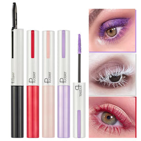 Colorful Eyelash Mascara Waterproof Eyelash Extension Curling Lengthen White Blue Lashes