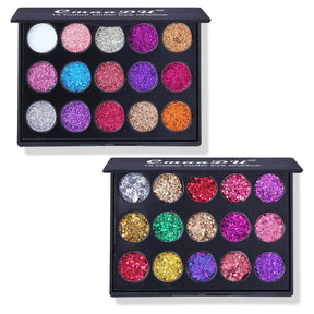 Color Glitter Eye Shadow Pallete Pigment Professional Eye Makeup Palette Long-lasting Make Up