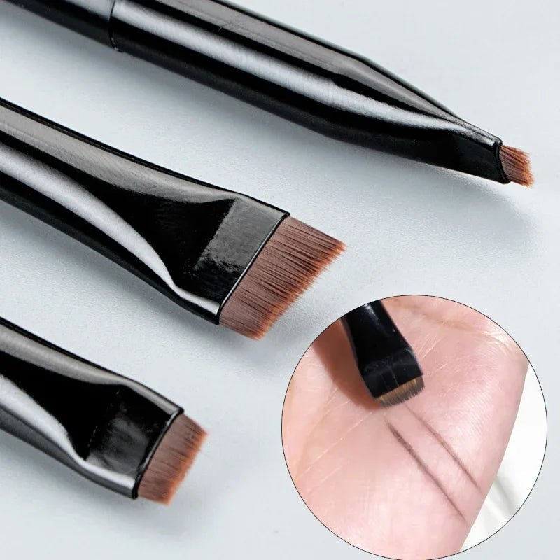 Blade Eyeliner Brush Eyebrow Brush Portable Flat Fine Eye Liner Brow Contour Makeup Brushes